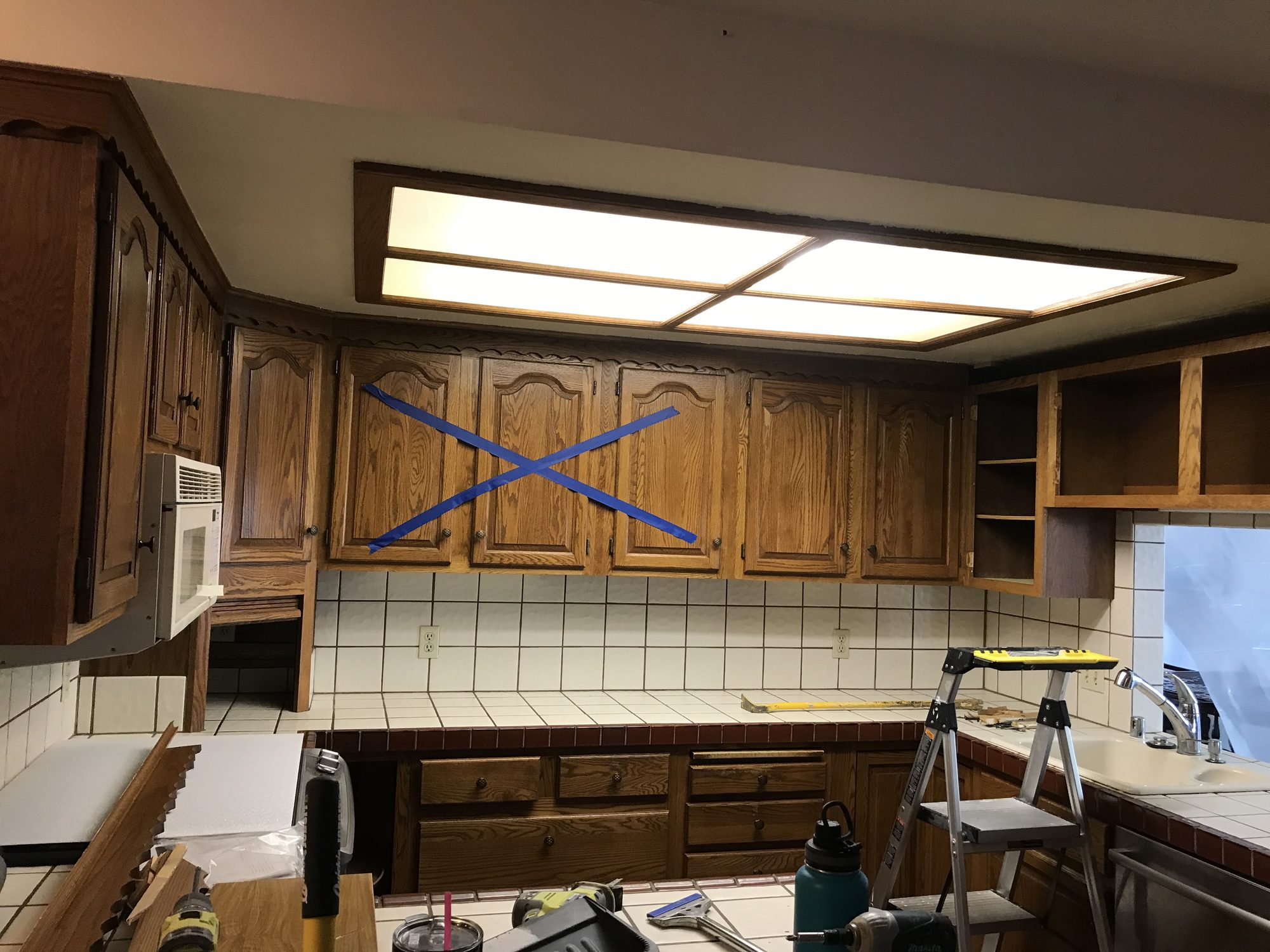 ACIS project kitchen before new cabinetry