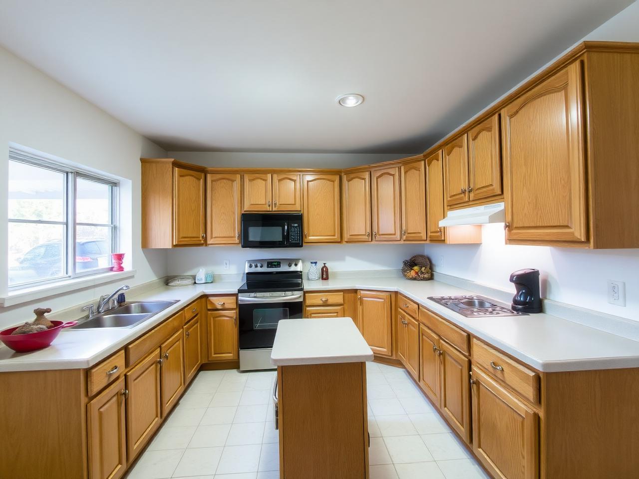 Kitchen before new cabinetry